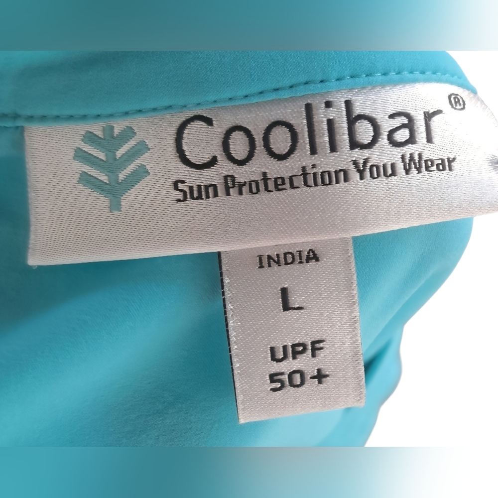 Coolibar Turquoise Long-Sleeve Sun Protection Tunic - Picture 7 of 7